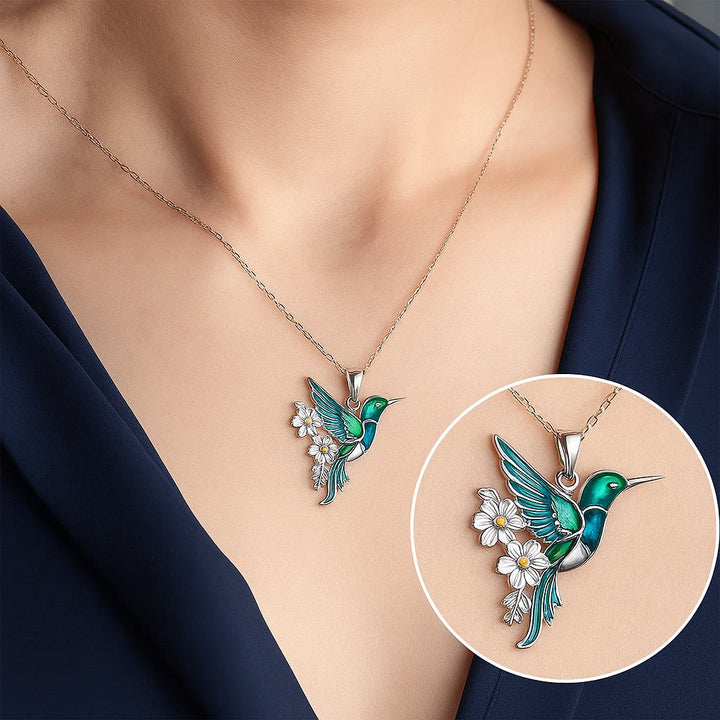 Lindo Colar com Colibri e Brincos Grátis – Oferta Limitada