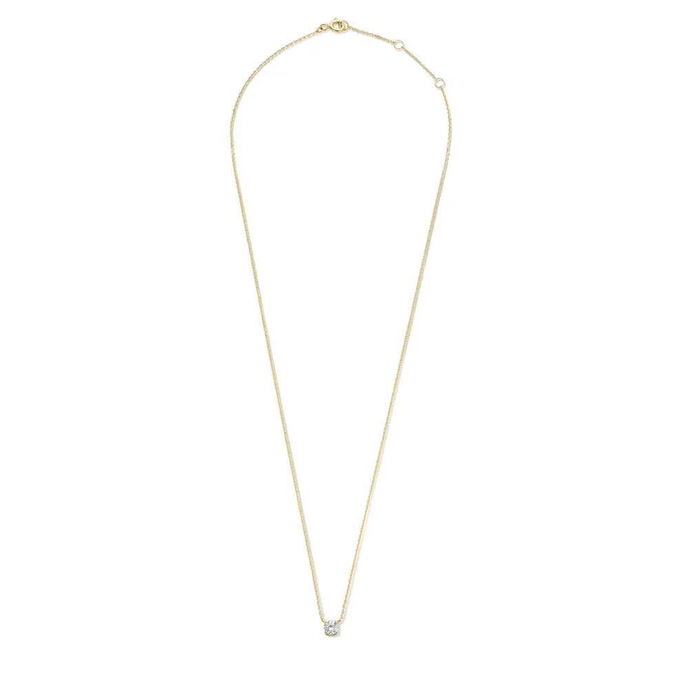 Colar Cléa com Moissanite | Ouro