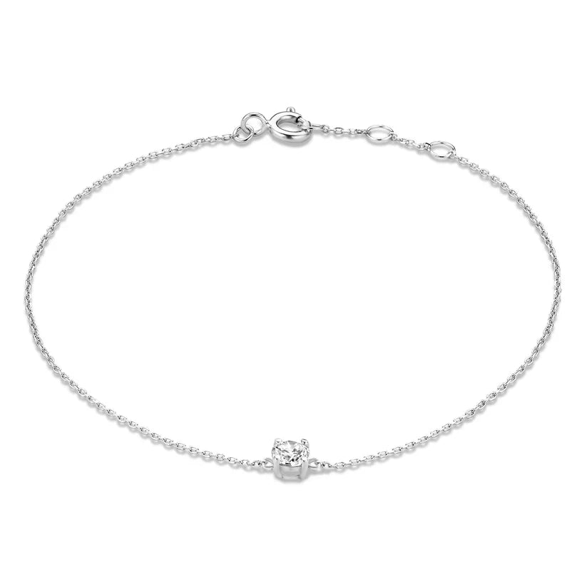 Pulseira Cléa com Moissanite | Ouro