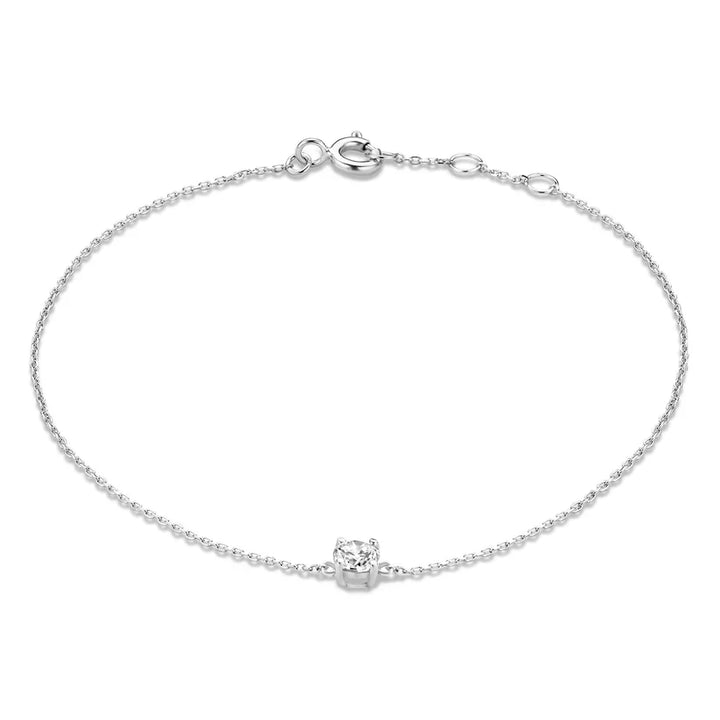 Pulseira Cléa com Moissanite | Ouro