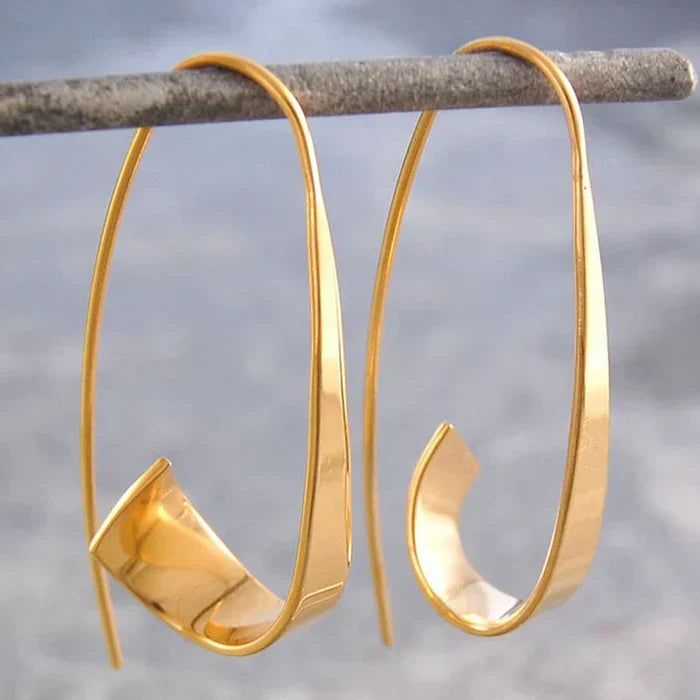 Brincos Vintage em Espiral | Ouro