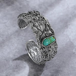 Pulseira Vintage com Pedras Turquesa