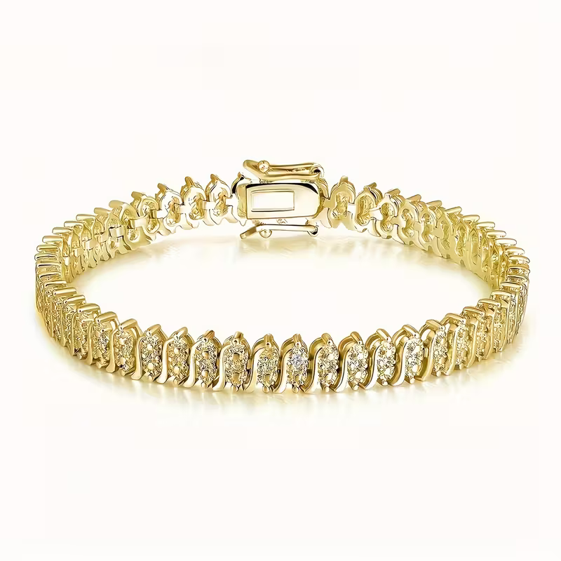 Pulseira Ténis Brilhante Luxe