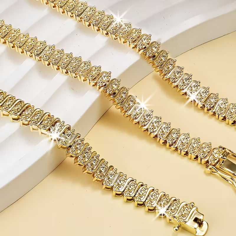 Pulseira Ténis Brilhante Luxe