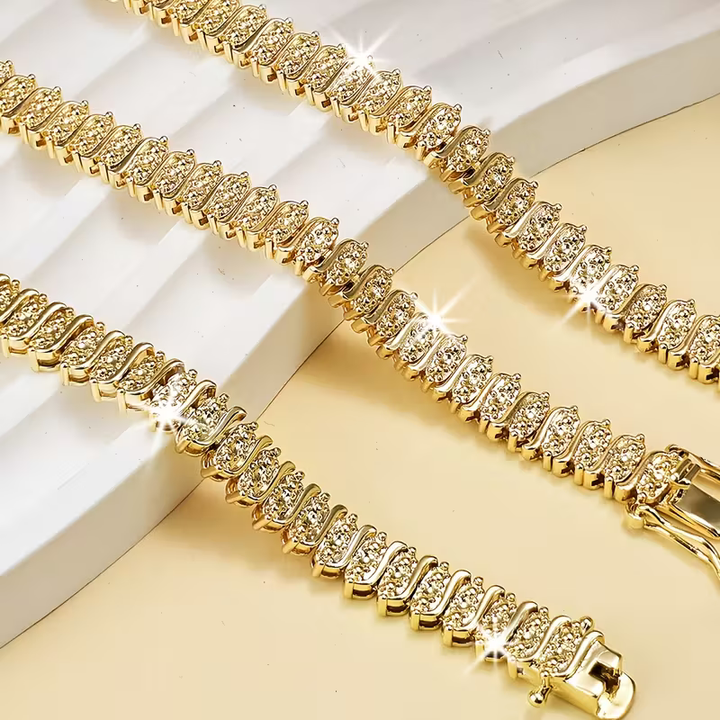 Pulseira Ténis Brilhante Luxe