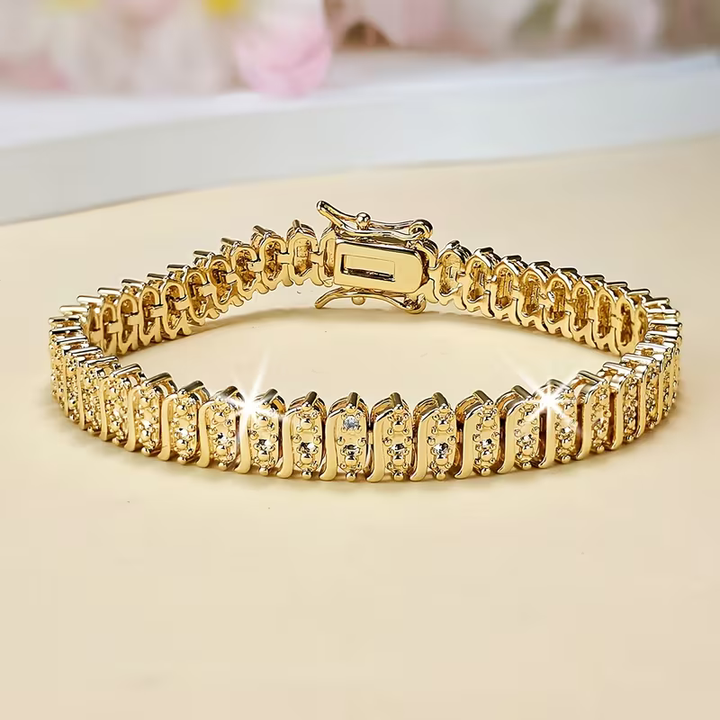Pulseira Ténis Brilhante Luxe