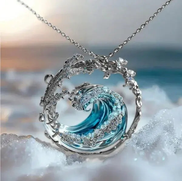 Colar com Pendente Juramento do Oceano
