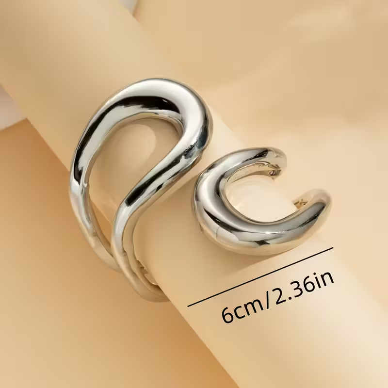 Pulseira Aberta Dourada Minimalista