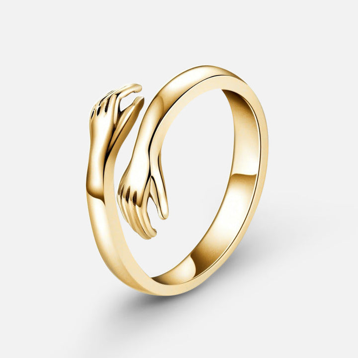 Anel Abraço – Ouro Maciço