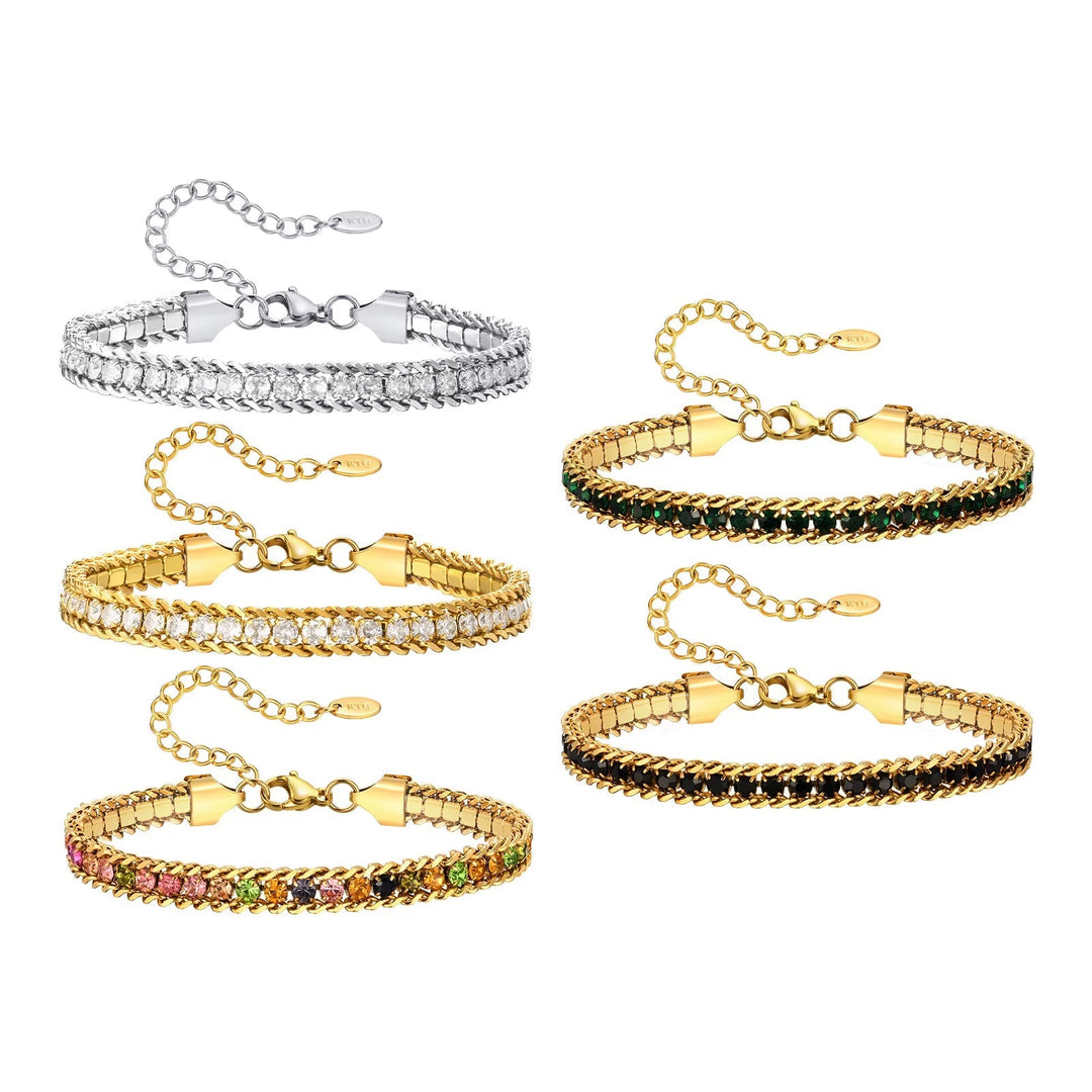 Pulseira Ténis com Pedrinhas