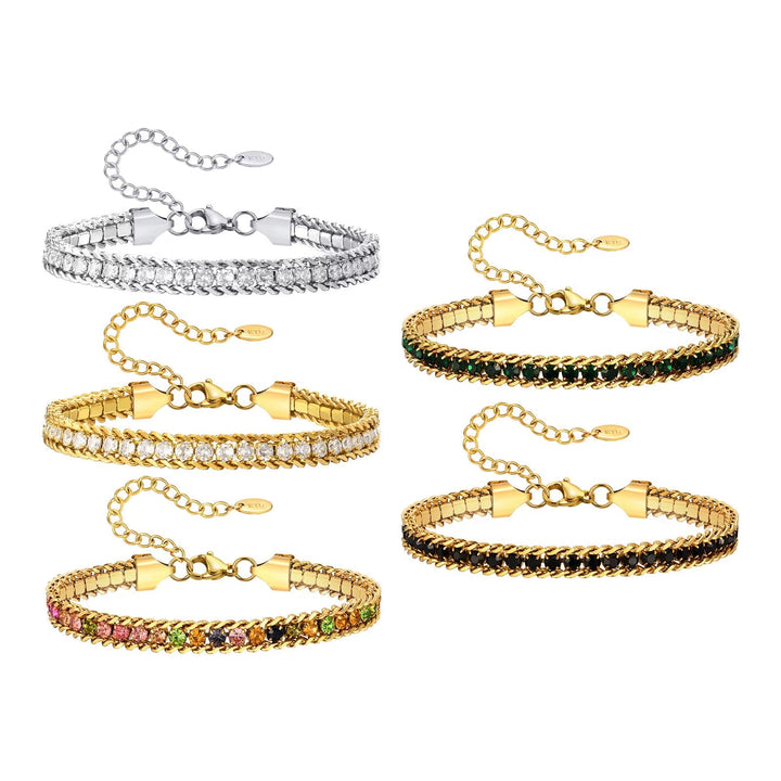 Pulseira Ténis com Pedrinhas