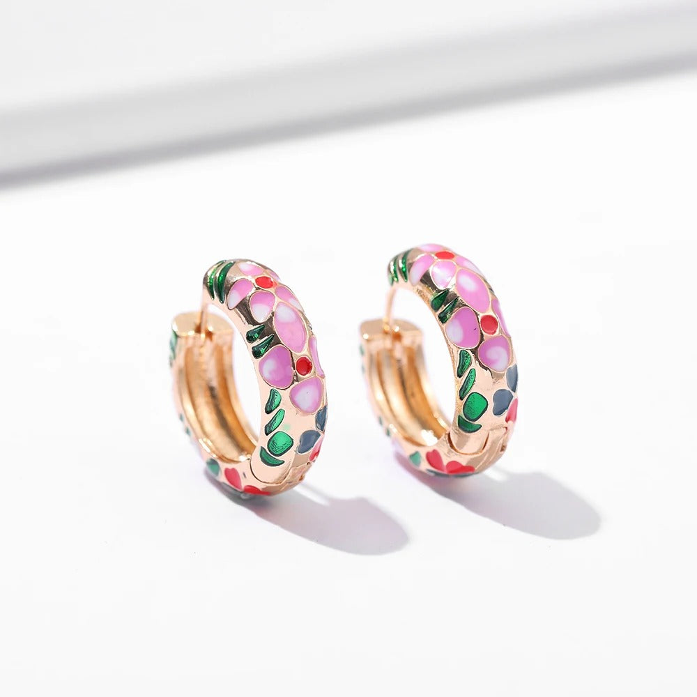 Argolas com Flores Silvestres