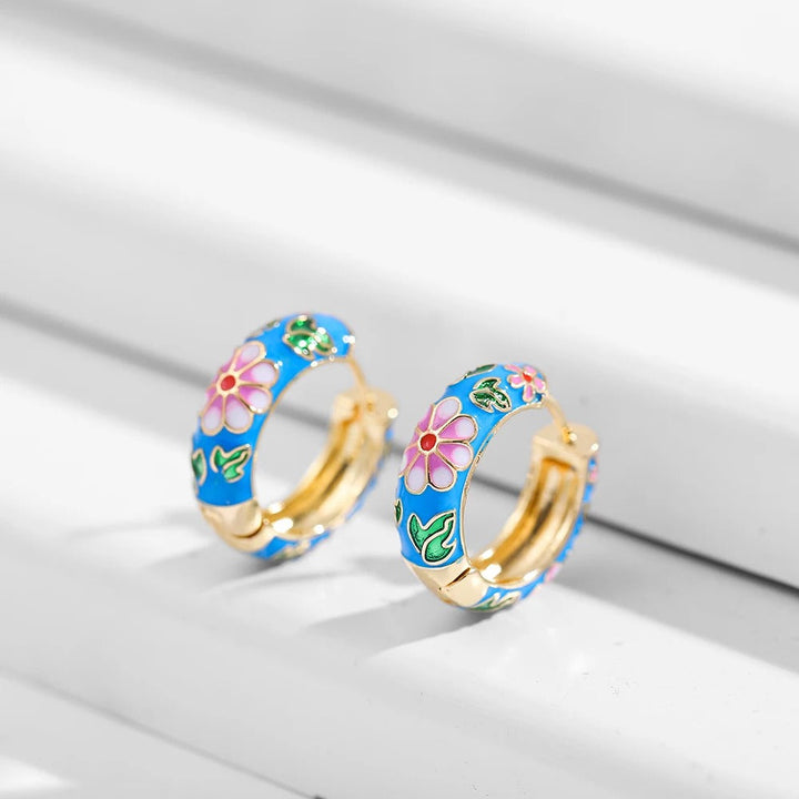 Argolas com Flores Silvestres