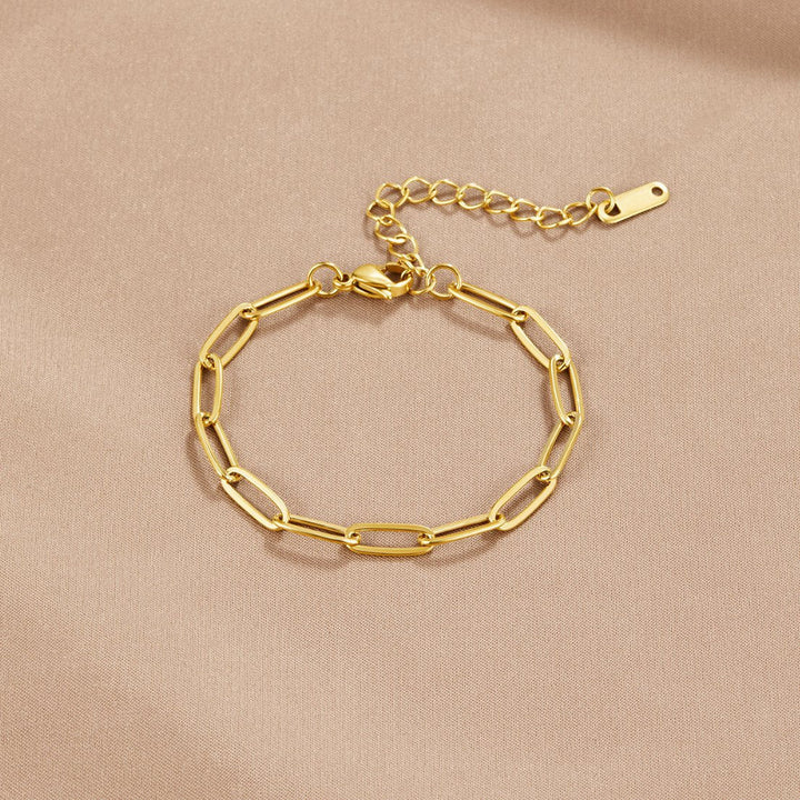 Pulseira Dourada Clip