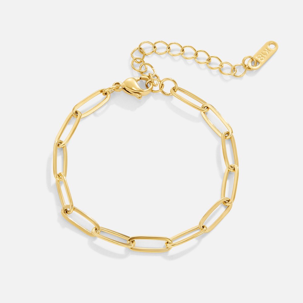 Pulseira Dourada Clip