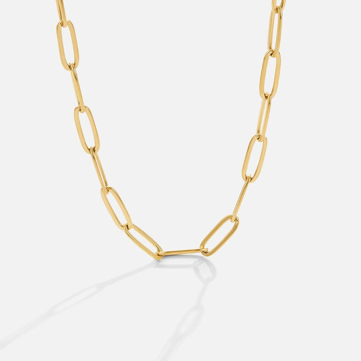 Colar Dourado Clip