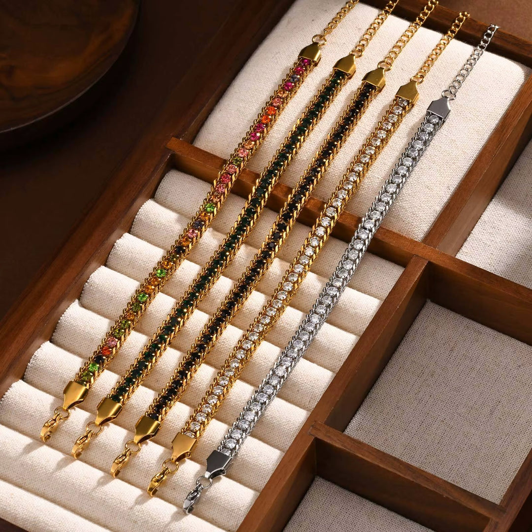 Pulseira Ténis com Pedrinhas