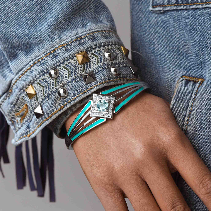 Pulseira Soulful Waters – Água-Marinha