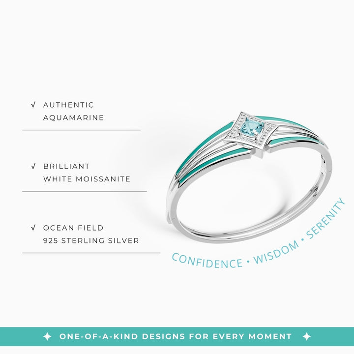 Pulseira Soulful Waters – Água-Marinha