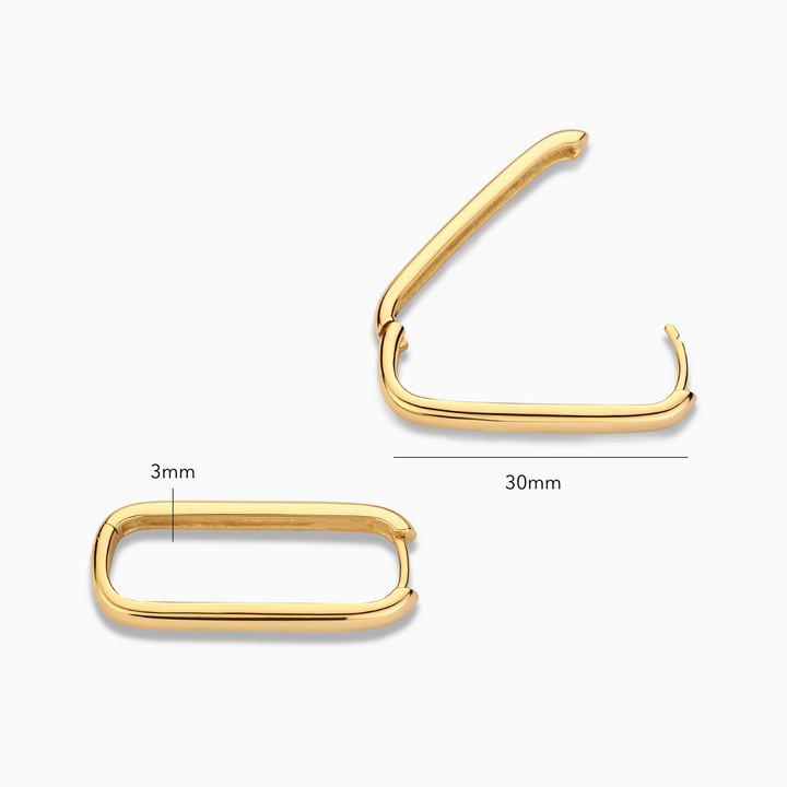Argolas Grandes Icon | Ouro