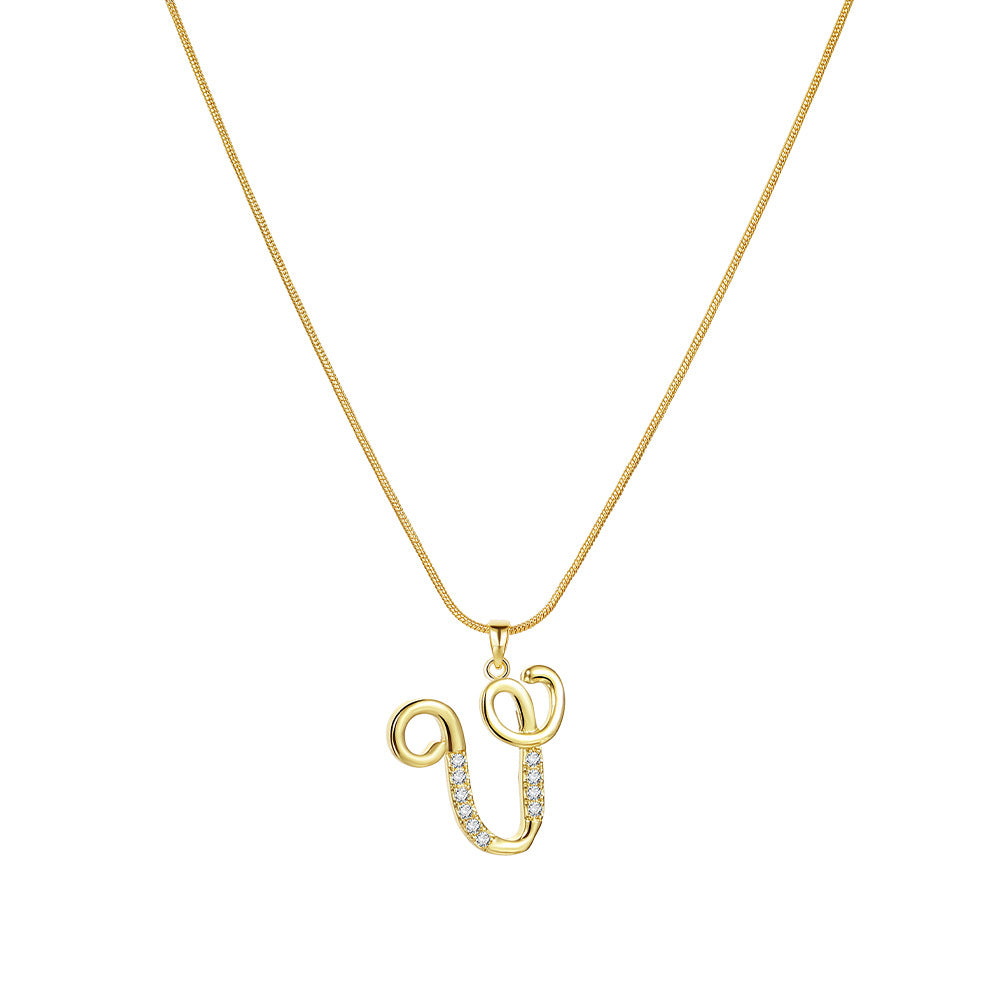 Colar Lily com Inicial