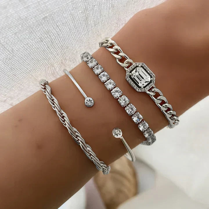 Conjunto de Pulseiras Domitia Calvina | Ouro