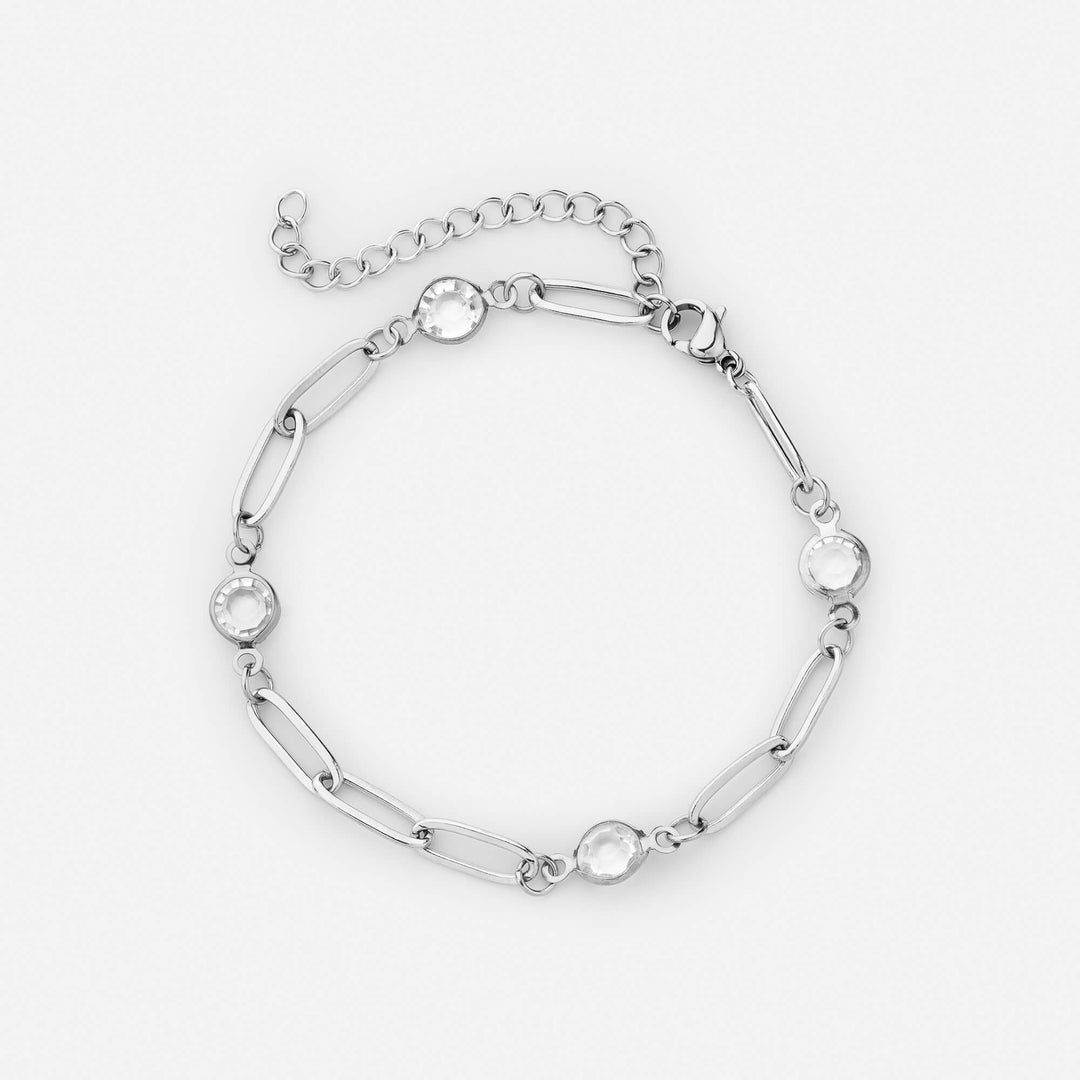 Pulseira de Elos com Pedras