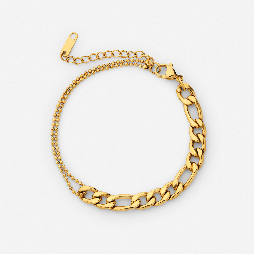 Pulseira com Meio Comprimento de Corrente