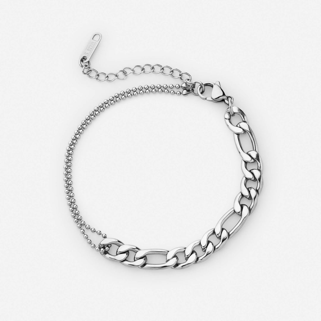 Pulseira com Meio Comprimento de Corrente